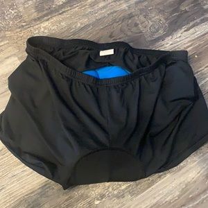 Padded biking shorts